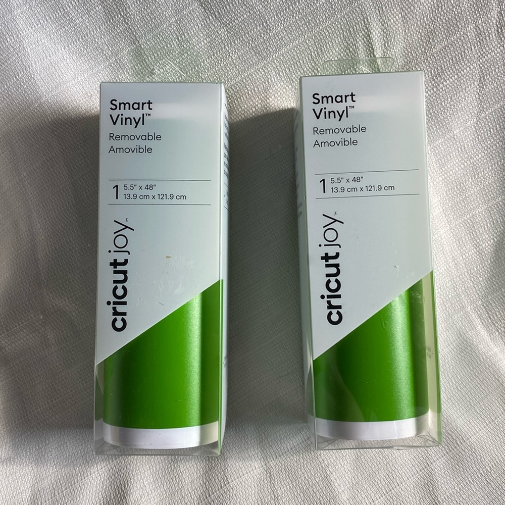 NIB - 2 Cricutjoy Removable Smart Vinyl Bright Green